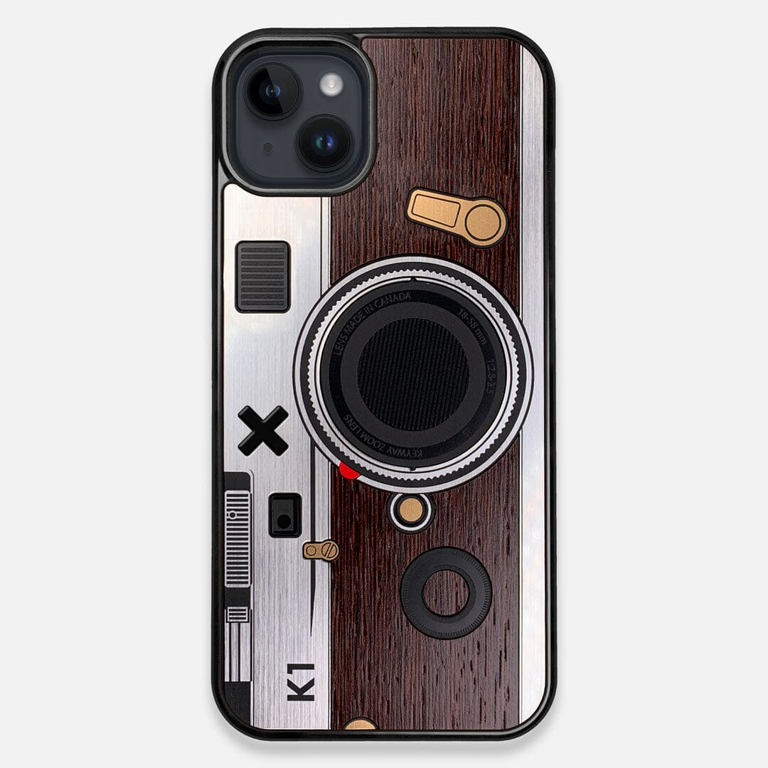 Front view of the Model K1 Camera iPhone 14 Plus MagSafe Case by Keyway Designs