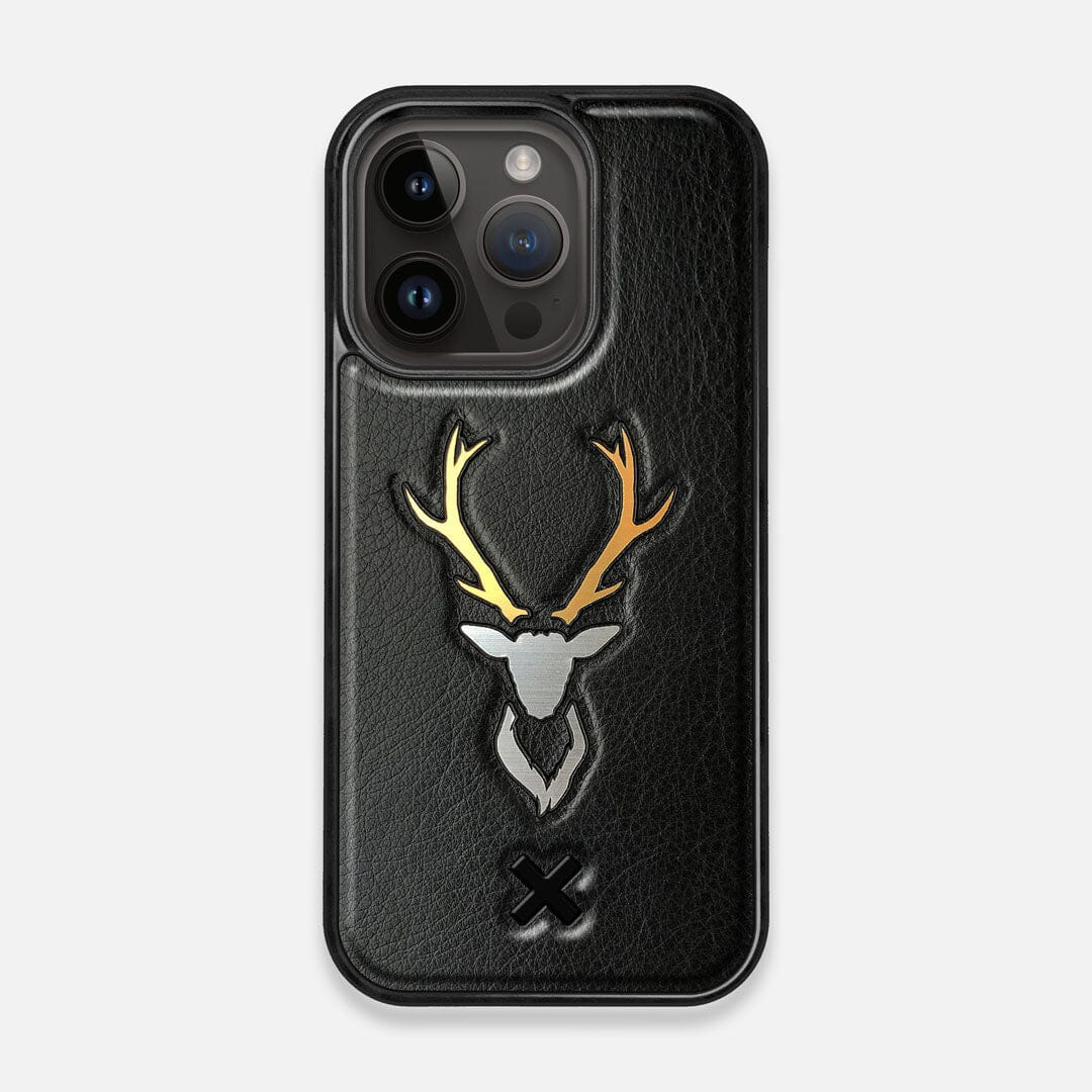 Front view of the Wilderness Wenge Wood iPhone 14 Pro MagSafe Case by Keyway Designs