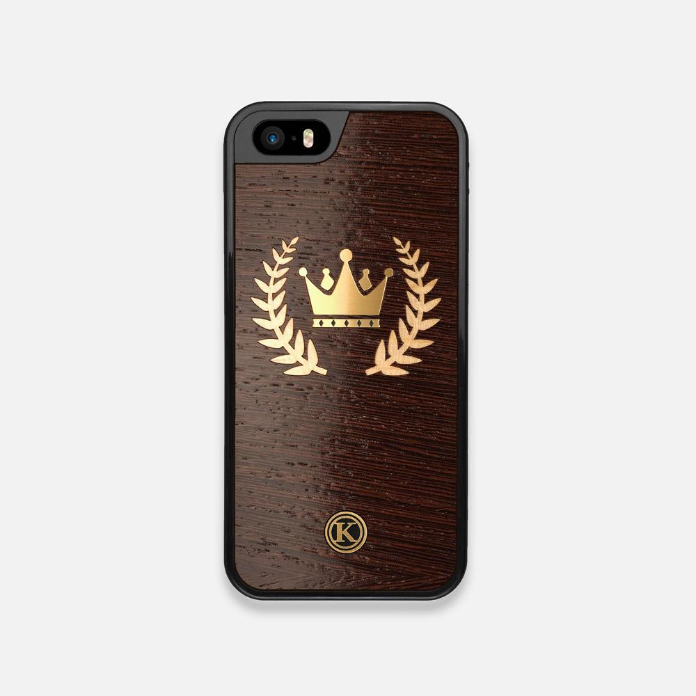 Front view of the Majesty Wenge Wood iPhone 5 Case by Keyway Designs