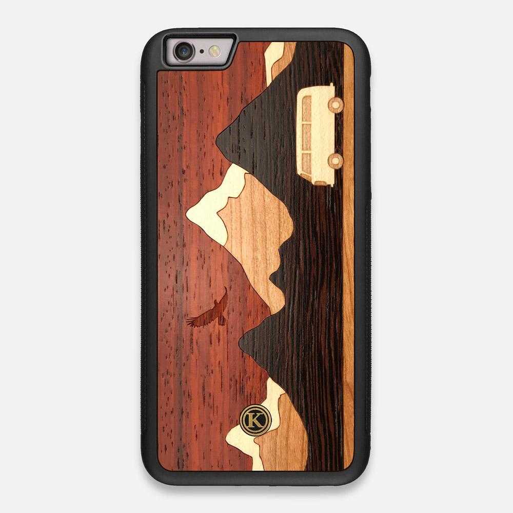 TPU/PC Sides of the Cross Country Wood iPhone 6 Plus Case by Keyway Designs