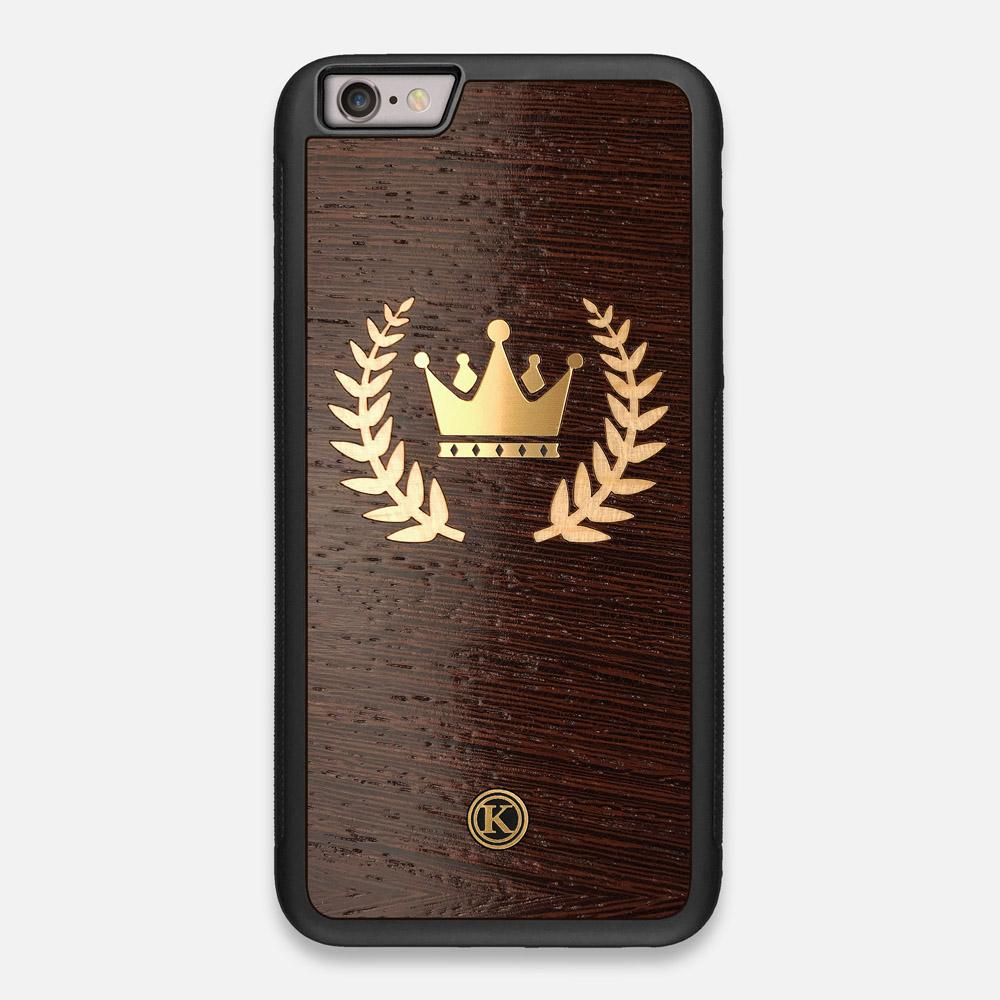 Front view of the Majesty Wenge Wood iPhone 6 Plus Case by Keyway Designs