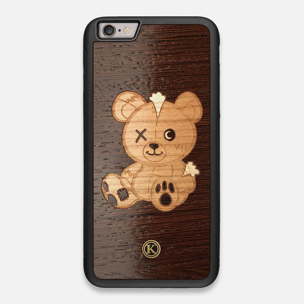 Front view of the Remo Special Edition Wenge Wood iPhone 6 Plus Case by Keyway Designs