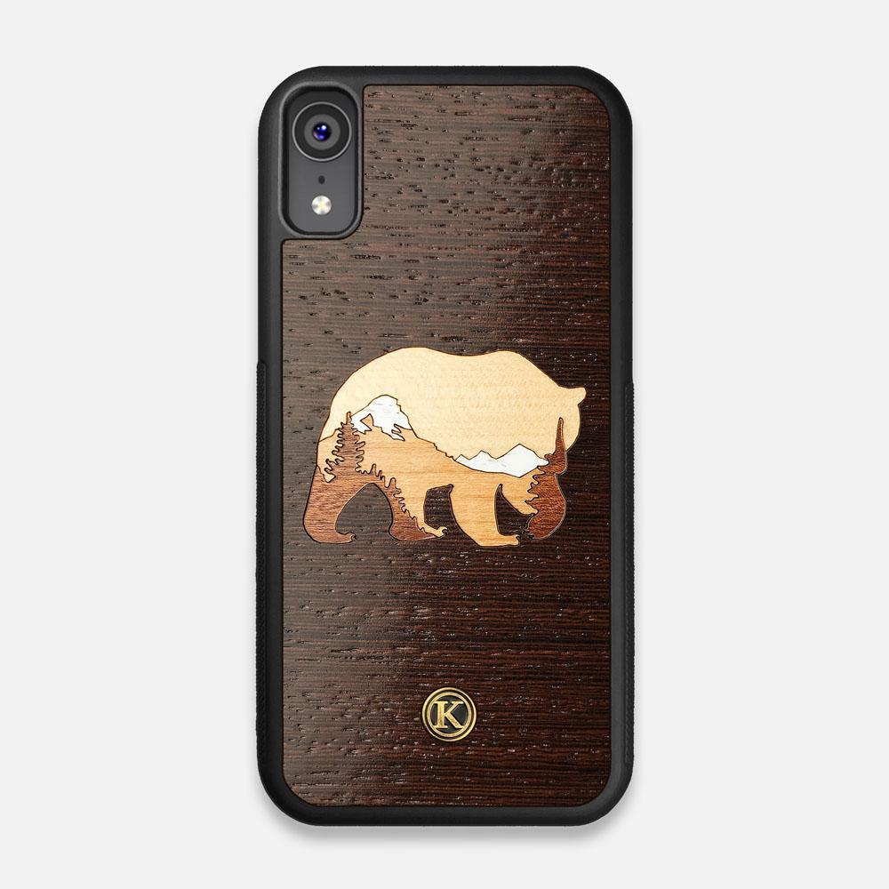 TPU/PC Sides of the Bear Mountain Wood iPhone XR Case by Keyway Designs