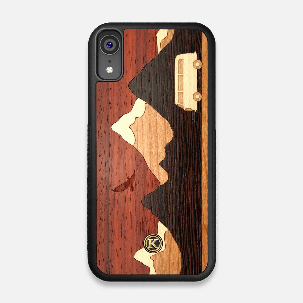 TPU/PC Sides of the Cross Country Wood iPhone XR Case by Keyway Designs