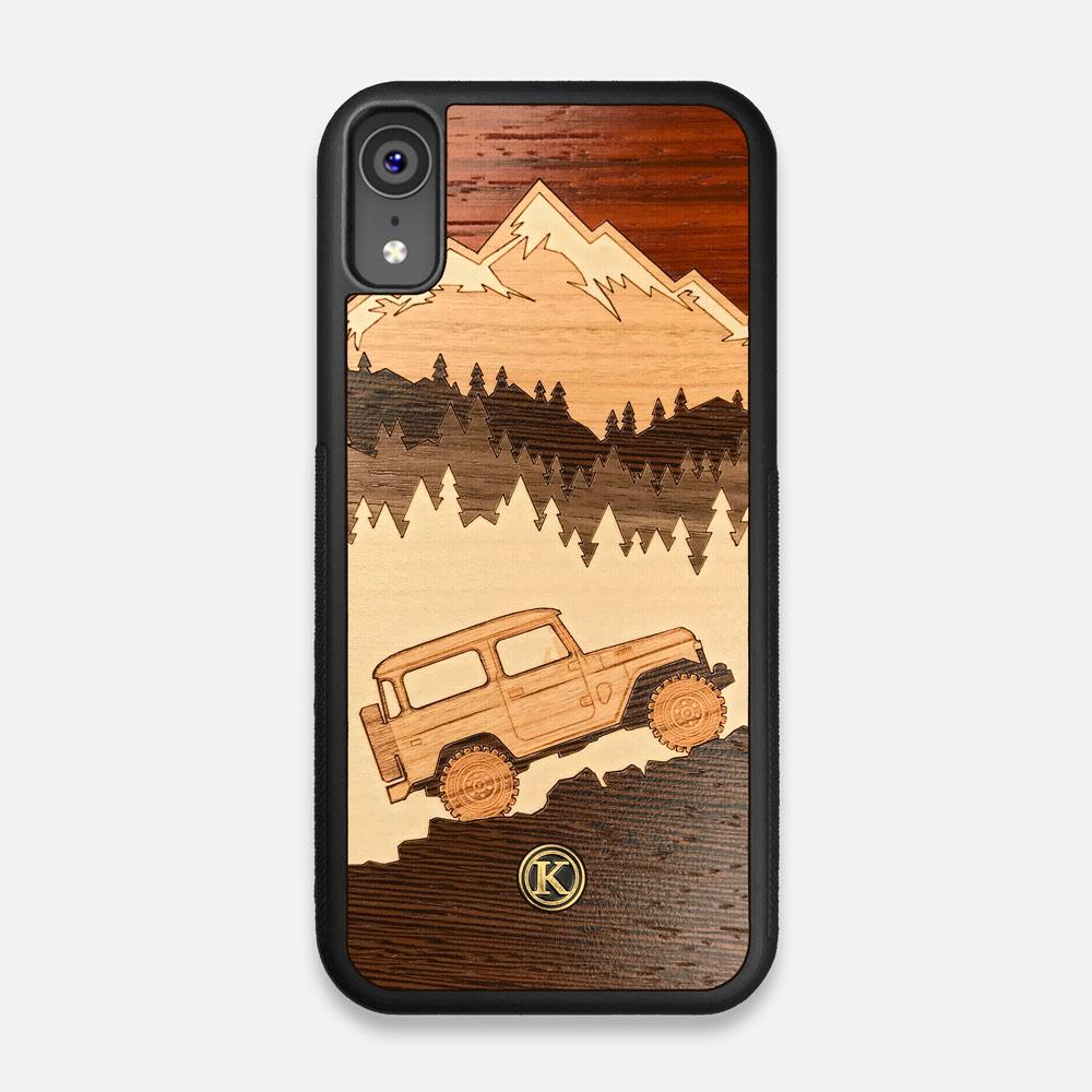 TPU/PC Sides of the Off-Road Wood iPhone XR Case by Keyway Designs
