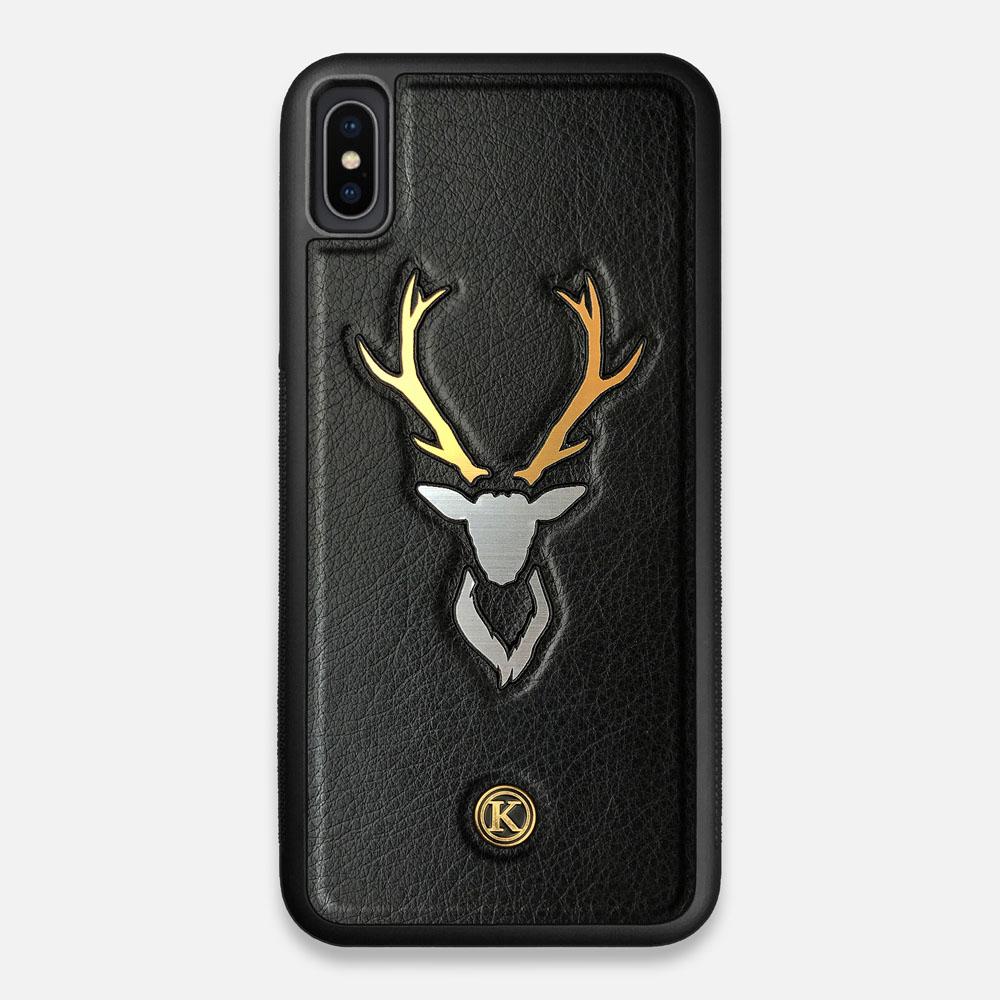 Front view of the Wilderness Wenge Wood iPhone XS Max Case by Keyway Designs